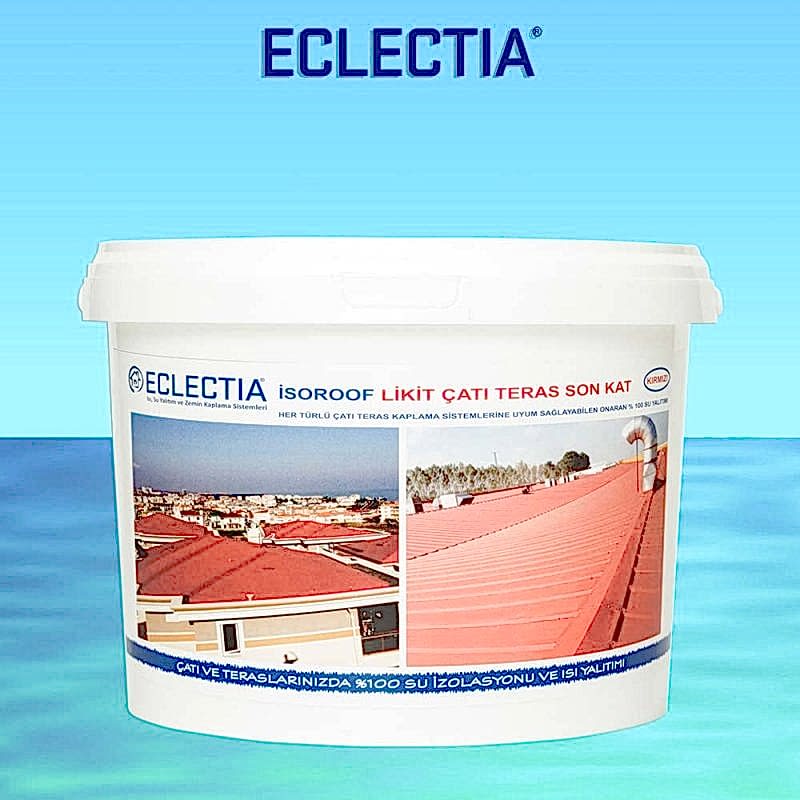 Eclectia İsoroof Likit Çatı Son Kat Kırmızı-Yeşil